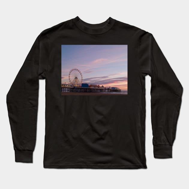 Welcome to Blackpool North West England - Lancashire Long Sleeve T-Shirt by zglenallen